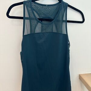 Lululemon Teal Mesh Tank Top 2